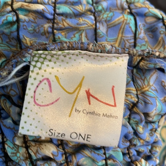 Women’s Silk Patchwork Multicolored Mini Skirt/Skort One Size - Picture 7 of 8